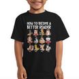 How To Become a Better Reader Dog Back To School Graphic Kid T-Shirt How To Become a Better Reader Dog Back To School Graphic Kid T-Shirt