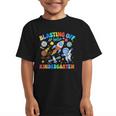 Blasting Off Into Kindergarten Back To School Boys Kid Graphic Kid T-Shirt Blasting Off Into Kindergarten Back To School Boys Kid Graphic Kid T-Shirt