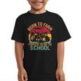 Born To Farm Forced To Go To School Back To School Tractor Graphic Kid T-Shirt