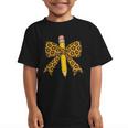 Bow Pencil Leopard First Day Of School Back To School Graphic Kid T-Shirt