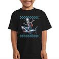 Boys Skeleton Riding a Shark Back To School Graphic Kid T-Shirt Boys Skeleton Riding a Shark Back To School Graphic Kid T-Shirt