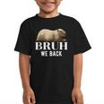 Bruh We Back To School Capybara First Day Of School Graphic Kid T-Shirt Bruh We Back To School Capybara First Day Of School Graphic Kid T-Shirt