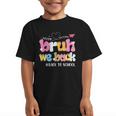 Bruh We Back Back To School First Day Back To School Graphic Kid T-Shirt