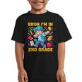 Bruh I'm In 2nd Grade Dabbing Boys Kids Gamer Back To School Graphic Kid T-Shirt