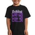 Bulldogs Cheer Back To School Cheerleading Spirit P Graphic Kid T-Shirt