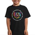 Bus Driver Aide Back To School Bus Driver Tie Dye Graphic Kid T-Shirt Bus Driver Aide Back To School Bus Driver Tie Dye Graphic Kid T-Shirt