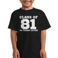 Class Of 1981 44 Years Later Reunions SQUAD Back To School Graphic Kid T-Shirt Class Of 1981 44 Years Later Reunions SQUAD Back To School Graphic Kid T-Shirt