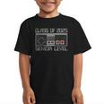 Class Of 2025 Senior Level Back To School Gamer Graduation Graphic Kid T-Shirt