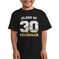Class Of 2030 Freshman High School Back To School 9th Grade Graphic Kid T-Shirt Class Of 2030 Freshman High School Back To School 9th Grade Graphic Kid T-Shirt