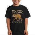 Too Cool For School Sloth Back To School Boys Joke Graphic Kid T-Shirt Too Cool For School Sloth Back To School Boys Joke Graphic Kid T-Shirt