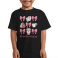 Cute Coquette Bows School Secretary Life Back To School Graphic Kid T-Shirt