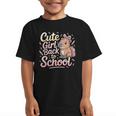 Cute Girl Back To School Capybara First Day Of School Kids Graphic Kid T-Shirt Cute Girl Back To School Capybara First Day Of School Kids Graphic Kid T-Shirt