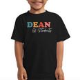 Dean Of Students Boho Cute Back To School Dean Graphic Kid T-Shirt