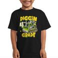 Diggin 4th Grade Bulldozer Back To School Graphic Kid T-Shirt Diggin 4th Grade Bulldozer Back To School Graphic Kid T-Shirt