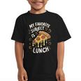 My Favorite Subject Is Lunch Pizza Back To School Graphic Kid T-Shirt