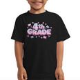 First Day Of 4th Grade Girls Coquette Bow Back To School Graphic Kid T-Shirt First Day Of 4th Grade Girls Coquette Bow Back To School Graphic Kid T-Shirt