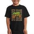 First Day Of 4th Grade Level Begins Back To School Girl Boy Graphic Kid T-Shirt First Day Of 4th Grade Level Begins Back To School Girl Boy Graphic Kid T-Shirt