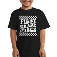 First Day Of First Grade Vibes Girls Back To School Boys Graphic Kid T-Shirt First Day Of First Grade Vibes Girls Back To School Boys Graphic Kid T-Shirt