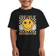 First Day Of Kindergarten Retro Back To School Girls Kids Graphic Kid T-Shirt First Day Of Kindergarten Retro Back To School Girls Kids Graphic Kid T-Shirt