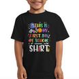 This Is My First Day Of School Boys Girls Kid Back To School Graphic Kid T-Shirt This Is My First Day Of School Boys Girls Kid Back To School Graphic Kid T-Shirt