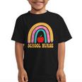 First Day Of School Nurse Back To School Rainbow Pencil Graphic Kid T-Shirt