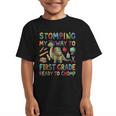 First Grade Graduation Dinosaur Dino Back To School Student Graphic Kid T-Shirt First Grade Graduation Dinosaur Dino Back To School Student Graphic Kid T-Shirt