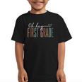 First Grade Oh Hey Retro Back To School 1st Grade Graphic Kid T-Shirt