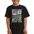 Fourth Grade Dream Team Back To School Boho Flower 4th Grade Graphic Kid T-Shirt