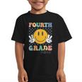 Fourth Grade Vibes Retro Smile Back To School 4th Grade Team Graphic Kid T-Shirt Fourth Grade Vibes Retro Smile Back To School 4th Grade Team Graphic Kid T-Shirt