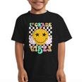 Girls 1st Grade Vibes Smile Face Back To School 1st Grade Graphic Kid T-Shirt Girls 1st Grade Vibes Smile Face Back To School 1st Grade Graphic Kid T-Shirt