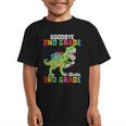 Goodbye 2nd Grade Hello 3rd GradeRex Back To School Graphic Kid T-Shirt