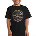 Groovy School Community Liaison Back To School Appreciation Graphic Kid T-Shirt