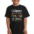 Happy First Day Of School Back To School Kids Students Graphic Kid T-Shirt Happy First Day Of School Back To School Kids Students Graphic Kid T-Shirt