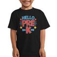 Hello Pre-K Preschool Squad Spider Back To School First Day Graphic Kid T-Shirt Hello Pre-K Preschool Squad Spider Back To School First Day Graphic Kid T-Shirt
