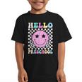 Hello Preschool Groovy Back To School Pre-K Team Girls Kids Graphic Kid T-Shirt Hello Preschool Groovy Back To School Pre-K Team Girls Kids Graphic Kid T-Shirt