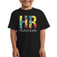 HR Director For Work Tie Dye Back To School Appreciation Day Graphic Kid T-Shirt