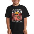 I'm Ready To Crush 7th Grade Axolotl Back To School Graphic Kid T-Shirt I'm Ready To Crush 7th Grade Axolotl Back To School Graphic Kid T-Shirt