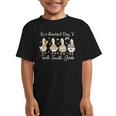 It's A Beautiful Day To Teach 4th Grade Goose Back To School Graphic Kid T-Shirt