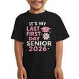It’s My Last First Day Senior 2026 Back To School Class 2026 Graphic Kid T-Shirt It’s My Last First Day Senior 2026 Back To School Class 2026 Graphic Kid T-Shirt