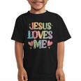 Jesus Loves Me Christian Kids Back To School Graphic Kid T-Shirt Jesus Loves Me Christian Kids Back To School Graphic Kid T-Shirt