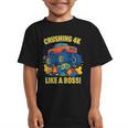 Kids 4k Boys Back To School Shirt Monster Truck Crushing 4k Graphic Kid T-Shirt Kids 4k Boys Back To School Shirt Monster Truck Crushing 4k Graphic Kid T-Shirt