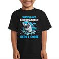 Kids Back To School Watch Out Kindergarten Here I Come Shark Boys Graphic Kid T-Shirt