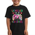 Leveled Up To High School Gaming Fun Back To School Tie Dye Graphic Kid T-Shirt Leveled Up To High School Gaming Fun Back To School Tie Dye Graphic Kid T-Shirt