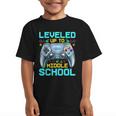 Leveled Up To Middle School Video Gamer Back To School Boys Graphic Kid T-Shirt Leveled Up To Middle School Video Gamer Back To School Boys Graphic Kid T-Shirt