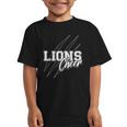 Lions Cheer Back To School Cheerleading Team Spirit Graphic Kid T-Shirt Lions Cheer Back To School Cheerleading Team Spirit Graphic Kid T-Shirt