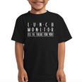 Lunch Monitor School Cafeteria Back To School Canteen Graphic Kid T-Shirt Lunch Monitor School Cafeteria Back To School Canteen Graphic Kid T-Shirt