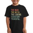 Man Myth The Legend Assistant Principal Dad Back To School Graphic Kid T-Shirt Man Myth The Legend Assistant Principal Dad Back To School Graphic Kid T-Shirt