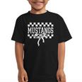 Mustangs High School Spirit Fan Team Mustang Back To School Graphic Kid T-Shirt Mustangs High School Spirit Fan Team Mustang Back To School Graphic Kid T-Shirt