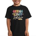 Office Staff Rocks Back To School Secretary Administrative Graphic Kid T-Shirt Office Staff Rocks Back To School Secretary Administrative Graphic Kid T-Shirt