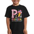 P Is For Principal Back To School Pencil Bow Principal Women Graphic Kid T-Shirt P Is For Principal Back To School Pencil Bow Principal Women Graphic Kid T-Shirt